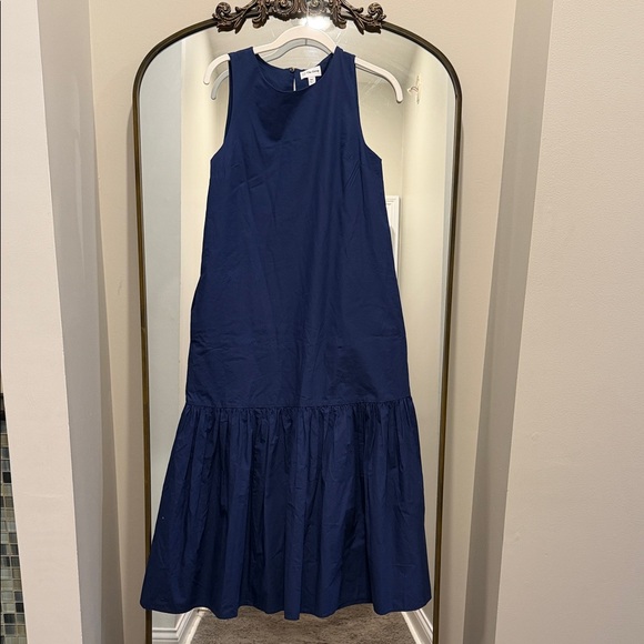 The Drop Dresses & Skirts - The Drop Sleeveless Navy Maxi Dress with Ruffled Hem XXS